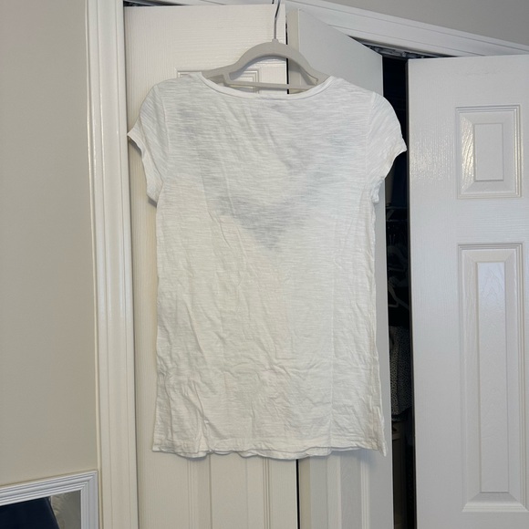Ann Taylor White & Gem Tee - Picture 9 of 10